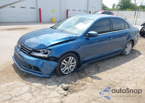 2017 Volkswagen Jetta 1.4T S z USA, uszkodzony, nr VIN 3VW2B7AJ0HM296954